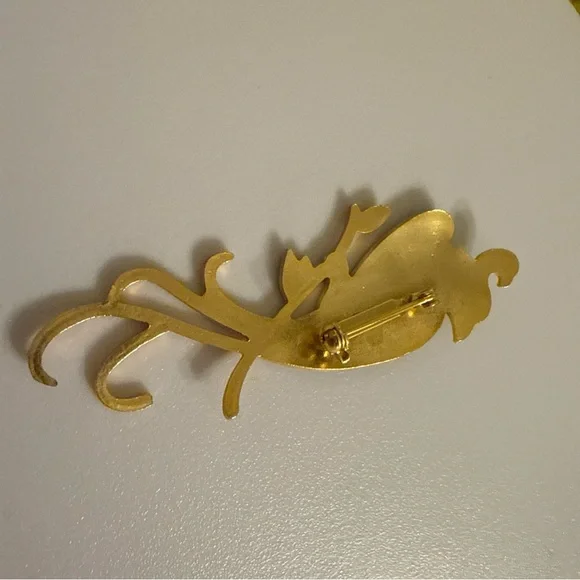 Valentino Women’s Brooches Enameled Bird Brooch | Boho Vintage Brooches - Picture 4 of 11